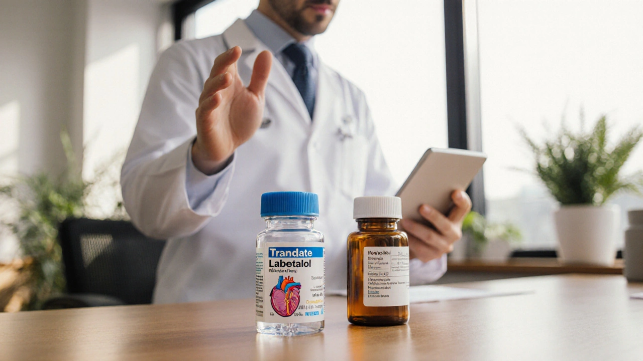 Trandate (Labetalol) vs. Other Blood Pressure Drugs: A Comparison Guide