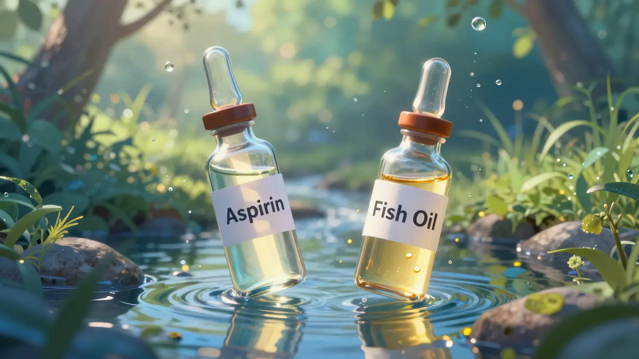 Fish Oil and Aspirin: Do They Really Thin Your Blood Together?